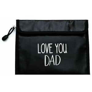 Dad Gifts from Son Daughter- Fireproof and Water Resistant Document Bag 9x7